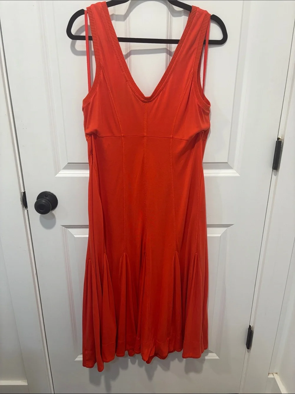 Maeve Anthropologie Abroad Dress Knit Midi Tank Dress XL Fit & Flare - Picture 5 of 7